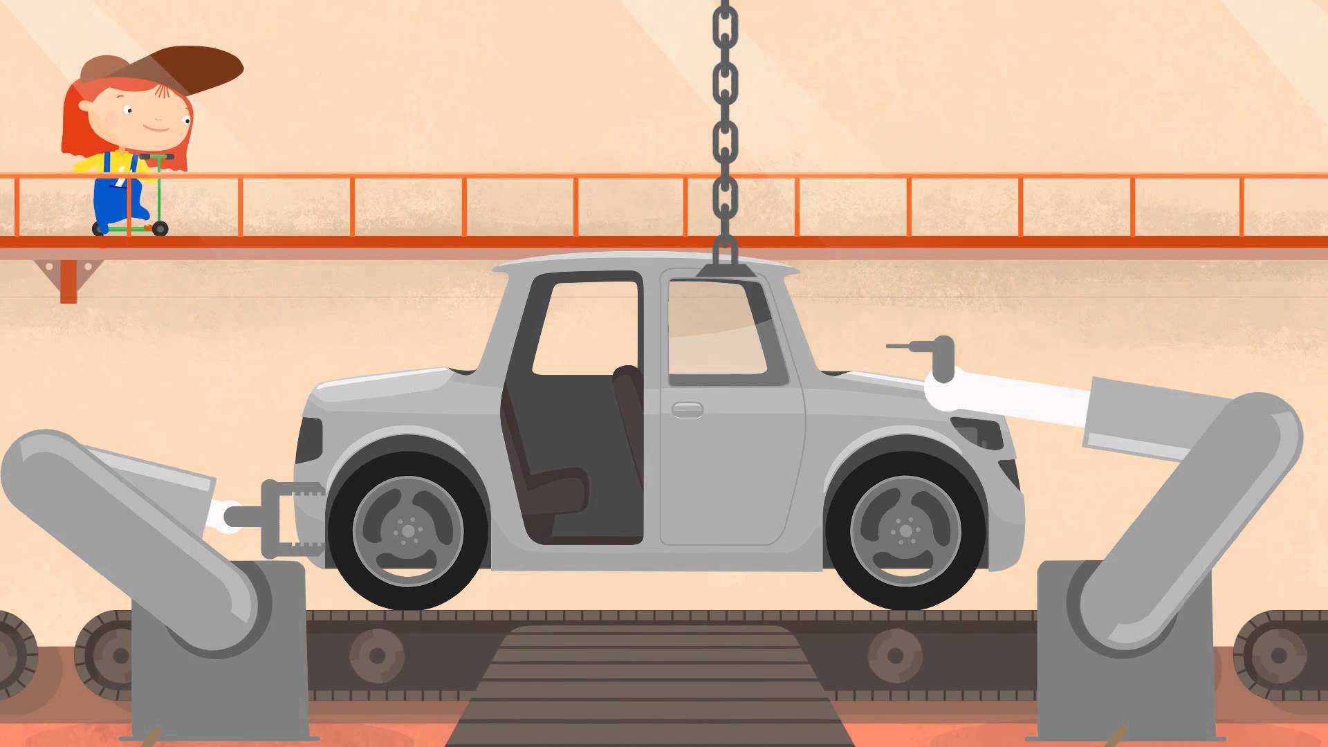 Çizgi film – Doktor Mac Wheelie – Araba fabrikası – Türkçe dublaj