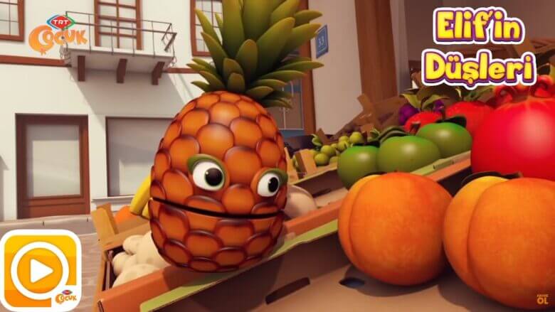 ELİF'İN DÜŞLERİ | ANANAS VE GÖKKUŞAĞI | TRT ÇOCUK