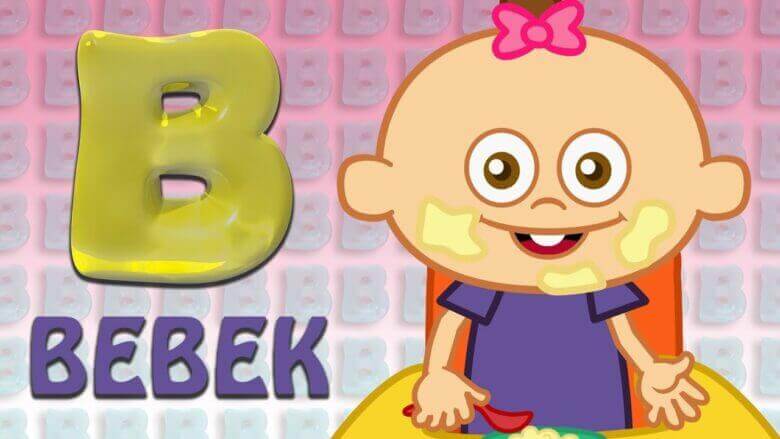 B Harfi – ABC Alfabe SEVİMLİ DOSTLAR Çocuk Şarkıları Çizgi Film-Klip Türkçe