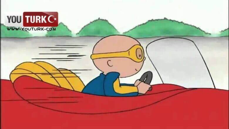 Caillou Türkce – Caillou Araba kullanmayi ögreniyor