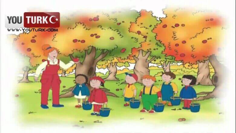 Caillou Türkce – Caillou Elma toplamaya gidiyor