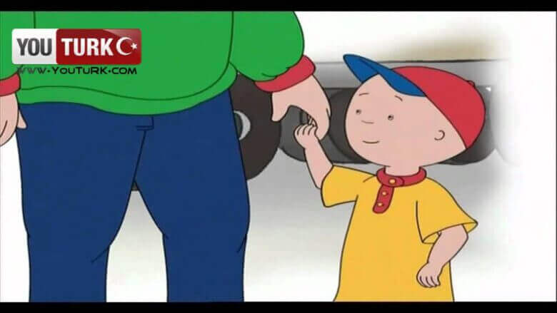 Caillou Türkce – Caillou nun Araba Yolculugu