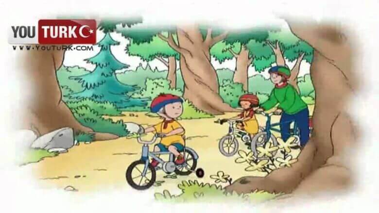 Caillou Türkce – Emniyet Tekerlekleri olmadan