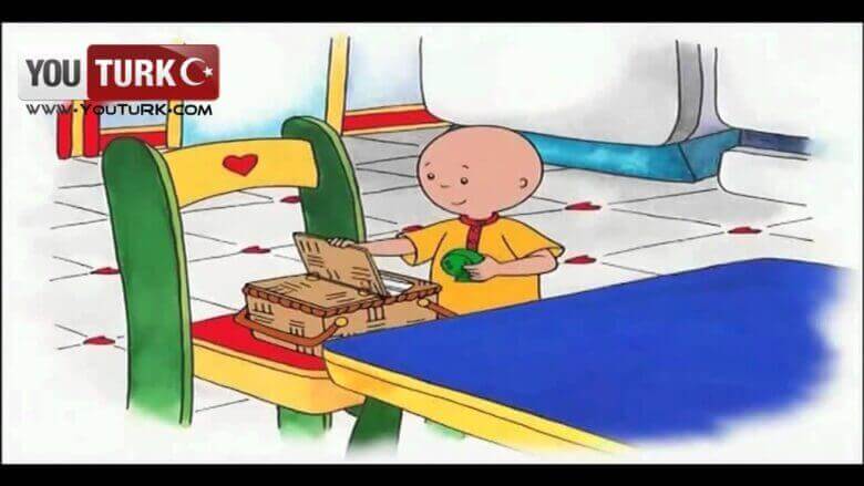 Caillou Türkce – Zamani tutan Caillou
